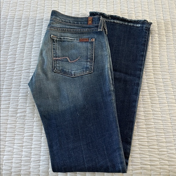 7 for all mankind Swarovski pink crystal pockets - Picture 1 of 8